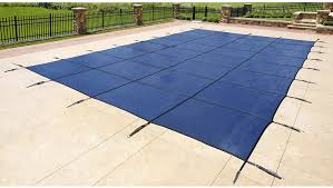 We put in 600 lbs. Amazon Com Blue Wave 18 Ft X 36 Ft Rectangular In Ground Pool Safety Cover Blue Swimming Pool Covers Garden Outdoor