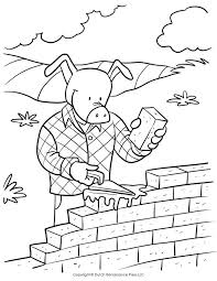 Students in preschool and kindergarten will love putting their own spin on the classic story with this three little pigs coloring page. Three Little Pigs Story Three Little Pigs Story Three Little Pigs Pig Coloring Page