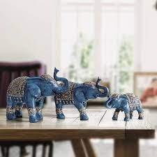Ridge road decor elephant family in brown (set of 2) 4. Family Elephant Figurine Resin Thailand Elephant Statue For Office Living Room Handmade Home Decorations Cute Animals Ornaments Elephant Figurines Elephant Decor Elephant Statue