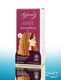 Suitable for light blonde to medium blonde hair. Ayluna Plant Based Hair Dye No 30 Caramel Blonde 100 G At Violey