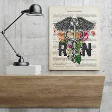 Registered Nurse Illustration With Flowers Occupation Definition Description Written In The Backgroun In 2020 Descriptive Writing Home Decor Decals Registered Nurse