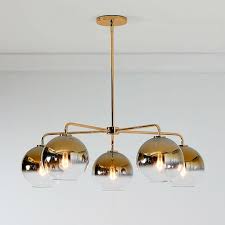 Email when available, west elm linen flush ceiling light, white/brass. Sculptural Glass 5 Light Globe Chandelier Metallic Ombre