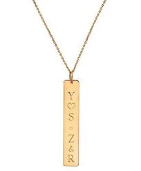 Vertical Nameplate Necklace Zoe Lev Jewelry Https Www Amazon Com Dp B079p7bpss Ref Cm Sw R Pi Dp X Vy23abf46snv9 Nameplate Necklace Necklace Gold