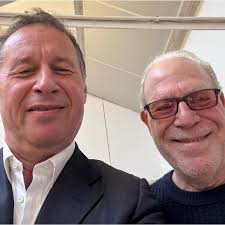 I love it when people in my show “The Matthew Collings Holistic Art  Experience” are laughing their heads off. Swipe x 20. 1 Fedja Klikovak and Michael  Corris. Fedja is the boss