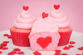 Heart Filled Cupcakes For Two Filled Cupcakes Valentine Desserts Valentines Day Food