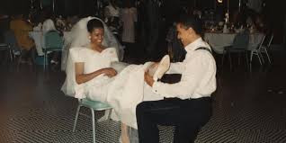 'our forever first lady is fly'. Michelle Obama Shares Wedding Day Photo Of Her And Barack Michelle On The Obamas Wedding