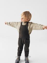 Blended Knit Overalls Pants Knitwear Baby Boy 3 Months 5 Years Kids Zara United States Baby Boy Knitting Vintage Baby Boys Baby Boy Outfits