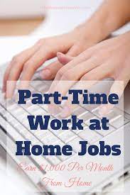 Online Part Time Jobs 20 Great Ideas With A Flexible Schedule Work From Home Jobs Home Jobs Aging Parents