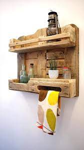 Pallet Kitchen Decorative And Functional Shelf Wooden Pallet Projects Pallet Projects Furniture Woodworking Projects Diy