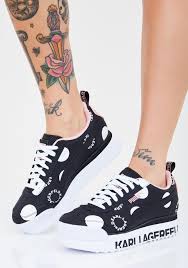 X Karl Lagerfeld Roma Amor Platform Sneakers