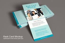 Rack Card Mockup Rack Card Texture Images Business Illustration