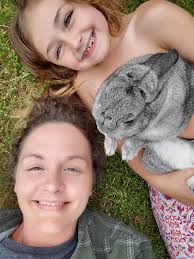 Say hi to my daughter's new bunny, we dyed her yesterday😍 any name  recommendations?