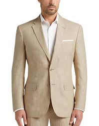 58% off see similar items mens casual solid color suit military outdoor slim fit jacket solid color coat us$88.79 us$210.17 (6). Joe Joseph Abboud Tan Chambray Linen Slim Fit Suit Separates Coat Men S Suits Men S Wearhouse