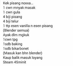 2 cawan gula, 2 cawan air panas, 5 sudu makan marjerin/butter, 6 biji telur saiz b, 1 sudu teh esen vanila, 1/2 tin susu pekat, 2 cawan tepung gandum, 1 sudu makan baking soda. 120 Noxxa Pressure Cooker Ideas Cooker Pressure Cooker Pressure Cooker Recipes