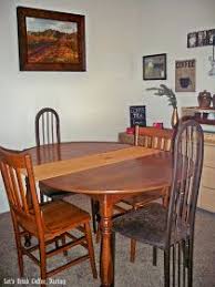 Diy Contrasting Dining Table Leaf For An Old Table Missing The Original Leaf Tableleaf Diy Dining Table Table Leaf Diy Table