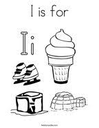 letter i coloring pages twisty noodle