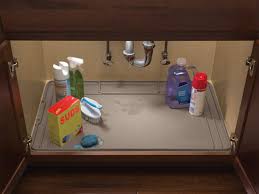 under sink mats get decluttered now!
