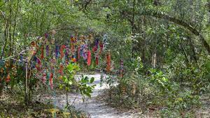 There's also an energy vortex. Cassadaga Fairy Trail Deland Cassadega Florida Hikes