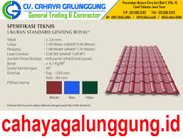Alam gypsum adalah toko menjual rangka atap baja ringan sesuai dengan merk, ukuran, jenis dan tebal baja ringan tersebut. Harga Genteng Metal Roof 2015 Berkata P