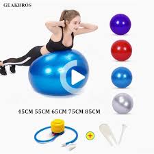Sports Yoga Balls Pilates Fitness Ball Gym Balance Fitball Exercise Pilates Workout Massage Ball In 2020 Ball Exercises Gym Ball Yoga Ball