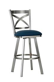 The backs can be removed,backless type is stackble, easy to storage. Buy Wesley Allen S Edmonton Modern Stainless Swivel Bar Stool