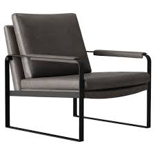 Modloft Charles Modern Lounge Chair In Gunmetal Eurway