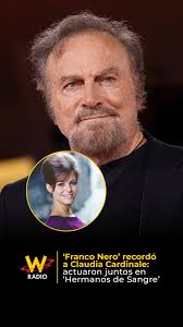 El actor italiano Francesco Clemente Giuseppe Sparanero, conocido  profesionalmente como 'Franco Nero', dialogó con La W acerca de la muerte  de la reconocida actriz Claudia Cardinale a los 87 años. “Muy mal,