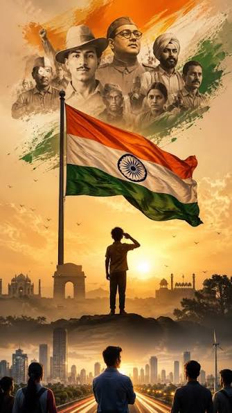 🇮🇳 80 YEARS OF FREEDOM — 80 YEARS OF PRIDE 🇮🇳, Today, we celebrate the freedom gifted to us by countless brave souls who sacrificed their lives for our Azadi. 🙏, Their sacrifice gave us the India we ...
