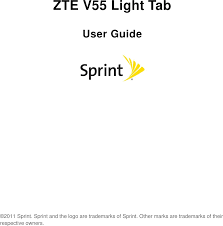 V55 ZTE OPTIK User Manual ZTE
