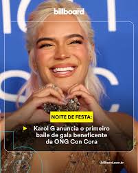 Karol G anunciou nesta semana o 'Con Cora Land', primeiro baile beneficente  da sua ONG Con Cora, que acontece no dia 22 de fevereiro, em Miami, nos  Estados Unidos. O evento tem