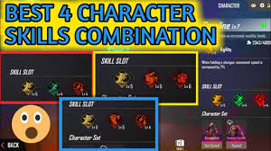 3 best skyler combination in free fire (ff) skill. Best 4 Character Skills Combination Free Fire Best Characters Free Fire Youtube
