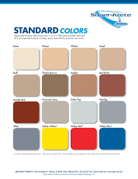 Dpf Color Charts Desert Polymer Flooring Inc