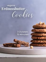 Schnelle Gesunde Erdnussbutter Dattel Kekse Rezept Erdnussbutter Gesund Erdnussbutter Dattel