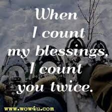 When I Count My Blessings I Count You Twice Meaning In Telugu 56 Thank You Quotes Inspirational Words Of Wisdom