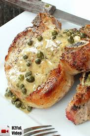 Seared Pork Chops In Caper Sauce Recipe How To Feed A Loon Recipe Seared Pork Chops Pork Recipes Recipes