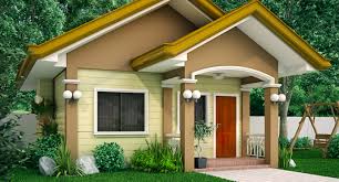 Cute Tiny House Design With House Plan In 2020 Beautiful Small Homes Bungalow House Design Simple House Design