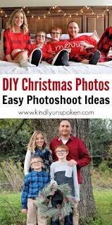 And multiple layers equals different looks throughout the shoot. Diy Family Christmas Photos Cute Easy Ideas Kindly Unspoken