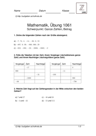 .zum ausdrucken division learnkontrolle : Klassenarbeiten Und Ubungsblatter Mathematik Realschule Klasse 6 Kostenlos Zum Ausdrucken