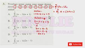 Check spelling or type a new query. Cara Penulisan Notasi Sigma Matematika Sma Kelas 11 Youtube