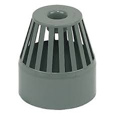 Gibraltar building products 1/4 in. Floplast 110mm Soil Pipe Vent Terminal Grey Wickes Co Uk
