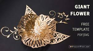 Flower Templates Free Pdf Svg Png Files Super Easy Tutorial