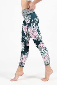 Crafted Botanical High Waist Printed Legging 7 8 Womens