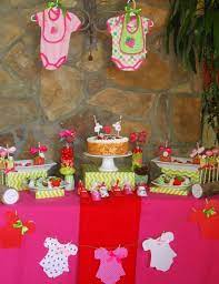 Strawberry Theme Baby Shower Party Ideas Photo 9 Of 12 Baby Shower Themes Baby Shower Princess Baby Shower Inspiration