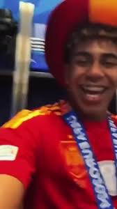 Lamine Yamal with His Family in Final