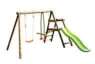 Portique bois soulet lugano 340 x 345 x h235 cm tous les conseils et les dernieres tendances bricolage decoration et jardin sont chez castorama. Portique Et Balancoire Balancoire Trampoline Et Toboggan Castorama Fr