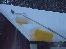 This tool is used for helping people with the job for cleaning the roof from snow. Roof Snow Removal Tools Gifs Homemadetools Net