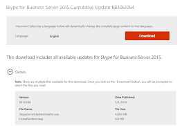 Skype for business, formerly lync 2013, for android extends the power of lync and skype to your favorite mobile device: Skype For Business Server 2015 Cumulative Update 9 Cu9 Tom Talks