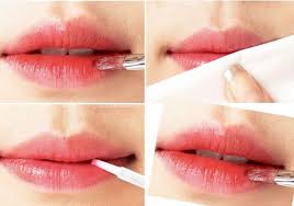 Kết quả hình ảnh cho Cách tô son lòng môi màu hồng cam nhẹ nhàng, đáng yêu