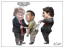 A cartoon published in the october 30, 2019 philippine news today. Michael De Adder On Twitter Cartoon For Thehilltimes Trump Trudeau Rohingyacrisis Philippines Duterte