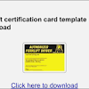 Yes, now you can download and edit the template with the necessary details and become a licensed. 1